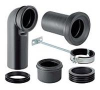 Geberit kit de connexion 131082161 coude de connexion, pour support WC