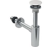 Ecoulement de lavabo Geberit pour Geberit ONE, siphon, cache-valve et manchette, sortie horizontale, 151019011 - CM