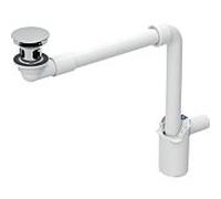 Geberit lavabo match0 152091211 Ø 32 mm, sortie libre et couvercle de valve, chromé brillant