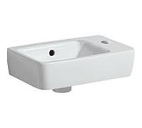Geberit lavabo Renova Compact 276140000 blanc, 40 x 25 cm, avec trou à droite