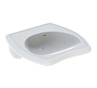 Geberit lavabo Vitalis , 55 x 55 cm 221556600 blanc avec KeraTect, avec trop-plein, accessible en fauteuil roulant
