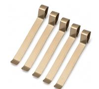 Geberit Lot de 5 couvercles de plaque de poussée à ressort en métal pour systèmes de chasse Geberit 813514001 Pièces de rechange