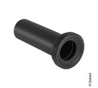 Manchon de raccordement Geberit Monolith pour WC au sol, longueur totale 300mm, noir, 131.083.16.1