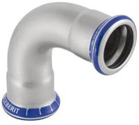 Geberit mapress acier inox - Courbe 90 °F/F diamètre 28 mm inoxydable