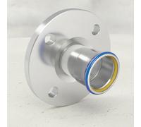 Geberit Mapress Acier inoxydable Bride PN 10/16, avec manchon à sertir (gaz), DN