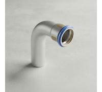 Geberit Mapress Acier inoxydable Coude avec extrémité à emboîter (gaz), DN 50, 3