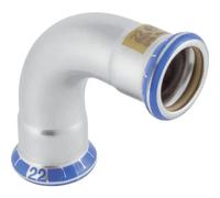 Geberit Geberit Coude gaz Mapress 45° en acier inoxydable, d= 42 mm Quantité:1