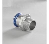 Geberit Mapress Acier inoxydable Raccord de transition avec filetage extérieur,