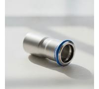 Geberit Réduction acier inoxydable avec embout coulissant d54-18 Mapress 32320