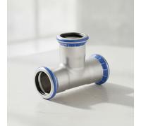 Manchon - Geberit - 31006 - Acier inoxydable - 35 mm - Coude à sertir