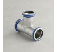 Geberit Mapress Acier inoxydable Té égal, DN 65, 31009