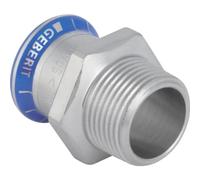 Geberit Mapress Acier inoxydable Transition avec filetage extérieur, DN 40, dø 4