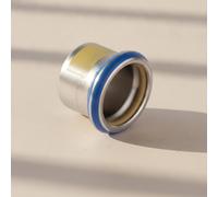 Geberit Geberit Bouchon gaz Mapress d 54 mm, pour gaz naturel et liquide, acier inoxydable Quantité:1