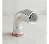 Geberit Geberit coude de transition Mapress acier C d 54xR 2, 90G, avec filetage intérieur, galvanisé extérieur Quantité:1