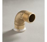 Geberit Geberit coude de raccordement Mapress d 35xR 1 1/4, Cu, 90°, mâle, laiton rouge Quantité:1