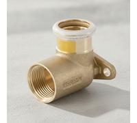 Geberit Mapress Cuivre Coude de raccordement 90° (Gaz), DN 20, 34733