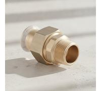 Geberit Mapress raccord union en cuivre avec filetage mâle, DN 15, 65533