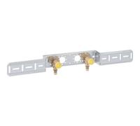 Geberit Mepla Équerre de raccordement 90° pré-montée, double, 602.780.00.5