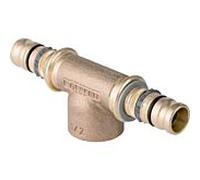 Geberit Pièce en T 603360005 – Ø 26 x Rp 1/2 x 26 mm – bronze à canon – IG