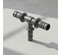 Geberit Mepla Pièce en T 26x26x20 mm PVDF, 623316005