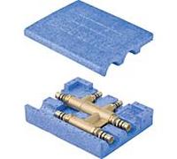 Geberit Mepla tee de croisement 612315005 Ø 20x16x20mm, avec boîtier isolant