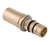 Geberit Mepla transition 602508005 Ø 20 - 18mm, Geberit canon, avec extrémité d’insertion, sur Mapress