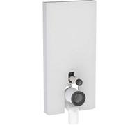 Geberit Module WC Monolith 131.003.TD.5 101 cm, entrée d'eau latérale, verre blanc/aluminium brossé