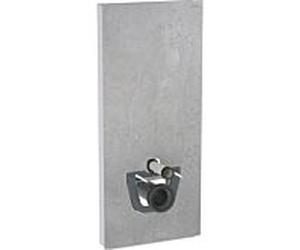 Geberit Monolith mur WC module 131231JV5 hauteur 114cm, façade aspect béton, côté aluminium