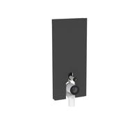 Geberit Module sanitaire Monolith PLUS 131233CD7 pour WC au sol 114 cm Verre noir/aluminium brossé