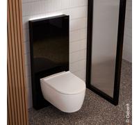Geberit Geberit Module WC suspendu Monolith Plus H 101 cm, céramique blanche, cadre alu chromé mat Quantité:1