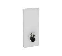 Geberit Module sanitaire Monolith PLUS 131231TD7, 114cm, verre blanc / aluminium brossé