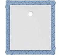 Geberit Receveur de douche rectangulaire Olona 550910001 blanc mat 100 x 90 x 4 cm