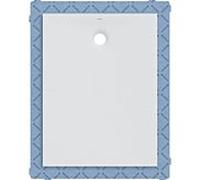 Keramag receveur de douche rectangulaire Olona 90x120 cm, hauteur 4 cm, Ã©coulement central arriÃšre, blanc/mat - 550.914.00.1