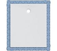 Keramag receveur de douche rectangulaire Olona 100x120 cm, hauteur 4 cm, bonde centrale-arriÃšre, blanc/mat - 550.915.00.1