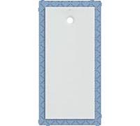 Geberit Receveur de douche rectangulaire Olona 75 x 170 cm H 4 cm bonde centrale arrière blanc/mat