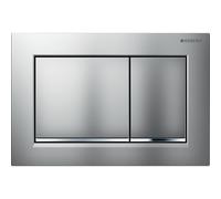 Geberit Omega 30 Plaque De Commande Pour Sous-Fenêtre Chromé Satiné/Chromé Poli