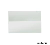 Geberit Couvrir Omega 115082SI1 – blanc/verre – zinc moulé sous pression