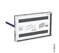 Geberit Omega Plaque de recouvrement avec hublot, 115088001,