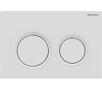 Geberit Omega20 bouton de chasse d'eau pour WC blanc 115.085.01.1