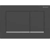 Geberit Omega20 bouton de chasse d'eau pour WC noir 115.080.14.1