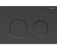 Geberit Omega20 bouton de chasse d'eau pour WC noir 115.085.16.1