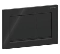 Geberit Plaque de fixation Omega30 – rinçage à 2 quantités – noir mat 115.080.DW.1