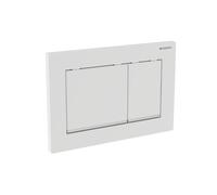 Geberit Omega30 - Plaque de commande pièces de remplacement blanc / chrome ultra brillant / blanc
