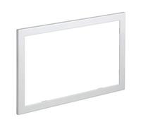 Cadre de protection Omega 60 Geberit Square 115086GH1 chromé brossé, pour plaque d'actionnement