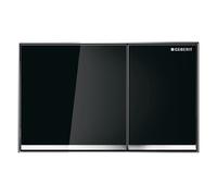 Geberit Omega60 bouton de chasse d'eau pour WC noir 115.081.SJ.1