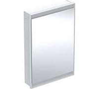 Geberit ONE armoire de toilette avec ComfortLight, 1 porte, montage encastré, blanc/aluminium, 60x90cm, 0, 505.801.00.2, Exécution: ButÃ©e Ã droite