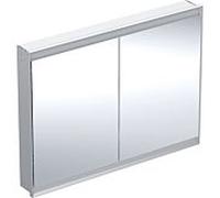 Geberit ONE - Spiegelschrank mit ComfortLight 2 Türen Unterputzmontage 1200x900x150mm aluminium