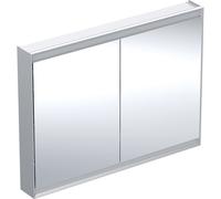 Geberit ONE armoire de toilette avec ComfortLight, 2 portes, montage en saillie, 120x90x15cm, 505815001, Couleur: aluminium anodisÃ© - CM