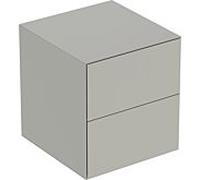 Geberit Armoire latérale ONE – 2 tiroirs, 45x49,2x47 cm – Réf. 505.077.00 – greige laqué mat