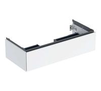Geberit Armoire sous lavabo ONE 505.074.00.1 1 tiroir 103,6×26,6×47 cm Laqué blanc brillant